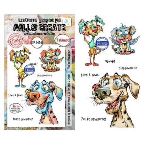 AALL & Create Stamp Set A6 1404 You're Pawsome