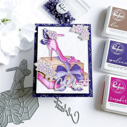 Pinkfresh Studio The Couture Edit SET Clear Stamps + Die Step into Style