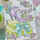 Pinkfresh Studio The Couture Edit SET Clear Stamps + Die Step into Style