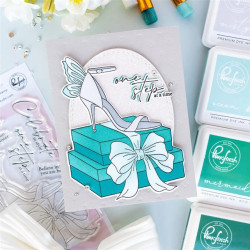 Pinkfresh Studio The Couture Edit SET Clear Stamps + Die Step into Style