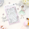 PREORDINE! Pinkfresh Studio The Couture Edit Clear Stamps Couture Grace
