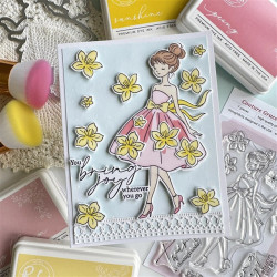 Pinkfresh Studio The Couture Edit Clear Stamps Couture Grace