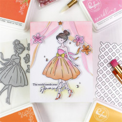 Pinkfresh Studio The Couture Edit Clear Stamps Couture Grace