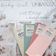 Craft o' Clock Baby Girl Universe Paper Collection Set 30x30cm 6fg