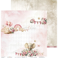 Craft o' Clock Baby Girl Universe Paper Collection Set 30x30cm 6fg