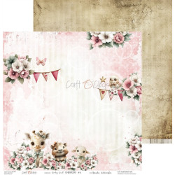Craft o' Clock Baby Girl Universe Paper Collection Set 30x30cm 6fg