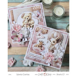 Craft o' Clock Baby Girl Universe Paper COLLECTION Set 20x20cm 24fg
