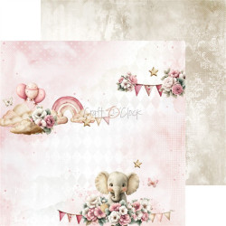Craft o' Clock Baby Girl Universe Paper COLLECTION Set 20x20cm 24fg