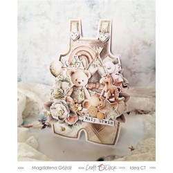 Craft o' Clock Baby Girl Universe BASIC PAPER Set 20x20cm 24fg