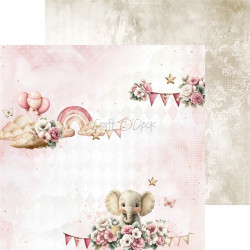 Craft o' Clock Baby Girl Universe Paper Collection Set 15x15cm 24fg
