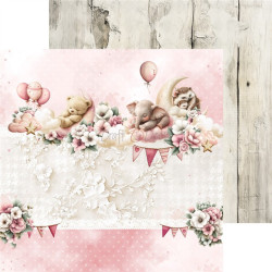 Craft o' Clock Baby Girl Universe Paper Collection Set 15x15cm 24fg
