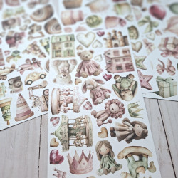 Craft o' Clock Baby Girl Universe Extras to Cut MIX 15,75x30,5cm