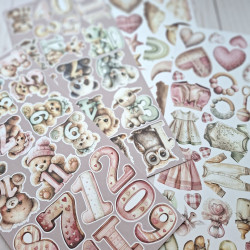 Craft o' Clock Baby Girl Universe Extras to Cut MIX 15,75x30,5cm