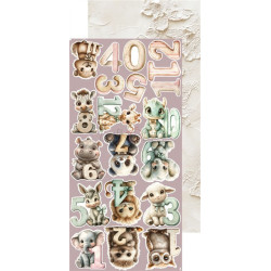 Craft o' Clock Baby Girl Universe Extras to Cut MIX 15,75x30,5cm