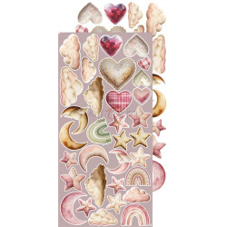 Craft o' Clock Baby Girl Universe Extras to Cut MIX 15,75x30,5cm
