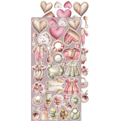 Craft o' Clock Baby Girl Universe Extras to Cut MIX 15,75x30,5cm