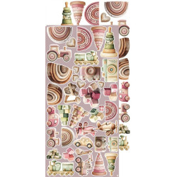 Craft o' Clock Baby Girl Universe Extras to Cut MIX 15,75x30,5cm