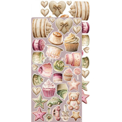 Craft o' Clock Baby Girl Universe Extras to Cut MIX 15,75x30,5cm
