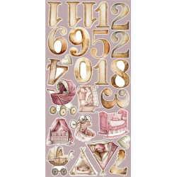 Craft o' Clock Baby Girl Universe Extras to Cut MIX 15,75x30,5cm