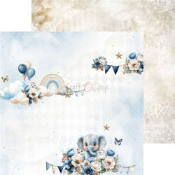 Craft o' Clock Baby Boy Universe Paper COLLECTION Set 20x20cm 24fg