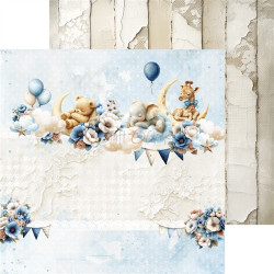 Craft o' Clock Baby Boy Universe Paper COLLECTION Set 20x20cm 24fg