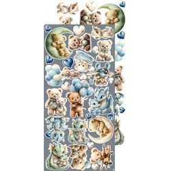 Craft o' Clock Baby Boy Universe Extras to Cut MIX 15,75x30,5cm