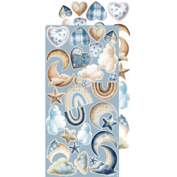Craft o' Clock Baby Boy Universe Extras to Cut MIX 15,75x30,5cm
