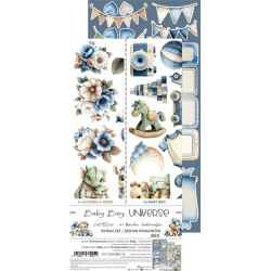 Craft o' Clock Baby Boy Universe Extras to Cut MIX 15,75x30,5cm