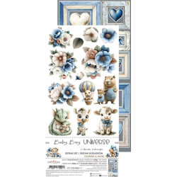 Craft o' Clock Baby Boy Universe Extras to Cut MIX 15,75x30,5cm