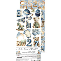 Craft o' Clock Baby Boy Universe Extras to Cut MIX 15,75x30,5cm