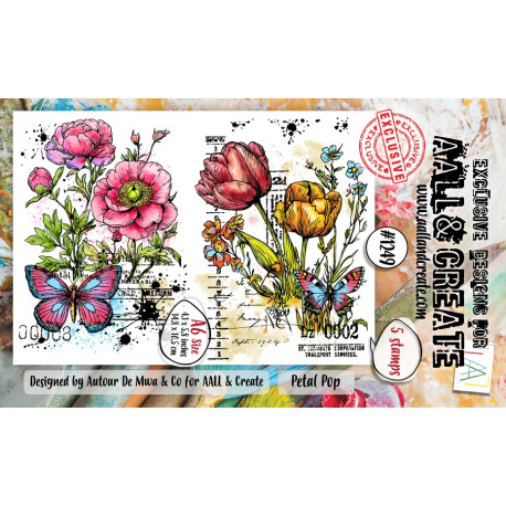AALL & Create Stamp Set A6 1249 Petal Pop