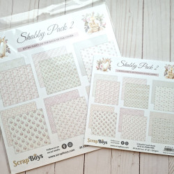 ScrapBoys Shabby Pack 2 Paper Pad 30x30cm