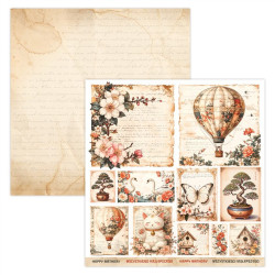 ScrapBoys Lady in Japan Art Journal 30x30cm