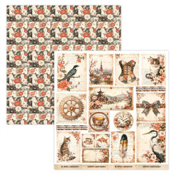 ScrapBoys Lady in Japan Art Journal 30x30cm