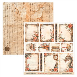 ScrapBoys Lady in Japan Art Journal 30x30cm
