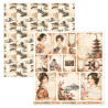 ScrapBoys Lady in Japan Art Journal 30x30cm