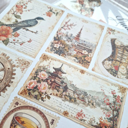ScrapBoys Lady in Japan Art Journal 30x30cm