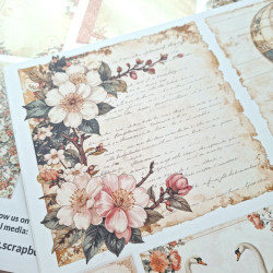ScrapBoys Lady in Japan Art Journal 30x30cm