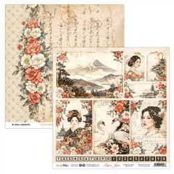 ScrapBoys Lady in Japan Paper Pad 30x30cm