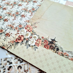 ScrapBoys Lady in Japan Paper Pad 20x20cm