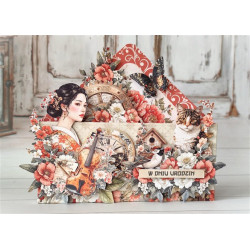 ScrapBoys Lady in Japan Paper Pad 20x20cm