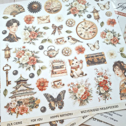 ScrapBoys Lady in Japan 07 FOGLIO 30x30cm