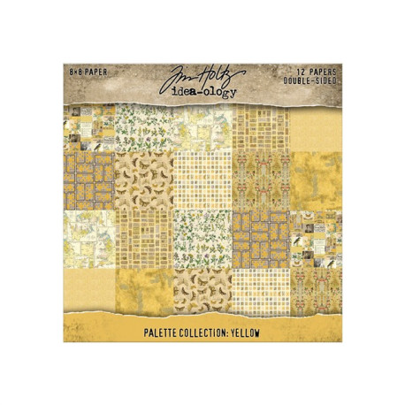 Idea-ology Tim Holtz Palette Collection YELLOW 20x20cm