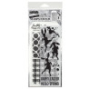 Stampers Anonymous Mixed Media Bunny Hop Tim Holtz Clear Stamp and Stencil