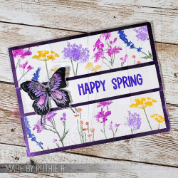Stampers Anonymous Mixed Media 59 Tim Holtz Clear Stamp and Stencil