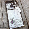 Stampers Anonymous Mixed Media 11 Tim Holtz Clear Stamp and Stencil