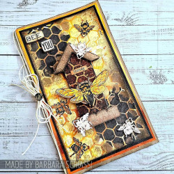 Stampers Anonymous Mixed Media 11 Tim Holtz Clear Stamp and Stencil