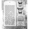Stampers Anonymous Mixed Media 20 Tim Holtz Clear Stamp and Stencil