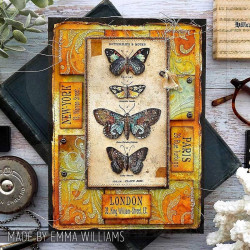 Stampers Anonymous Mixed Media 20 Tim Holtz Clear Stamp and Stencil