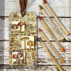 Stampers Anonymous Mixed Media 12 Tim Holtz Clear Stamp and Stencil